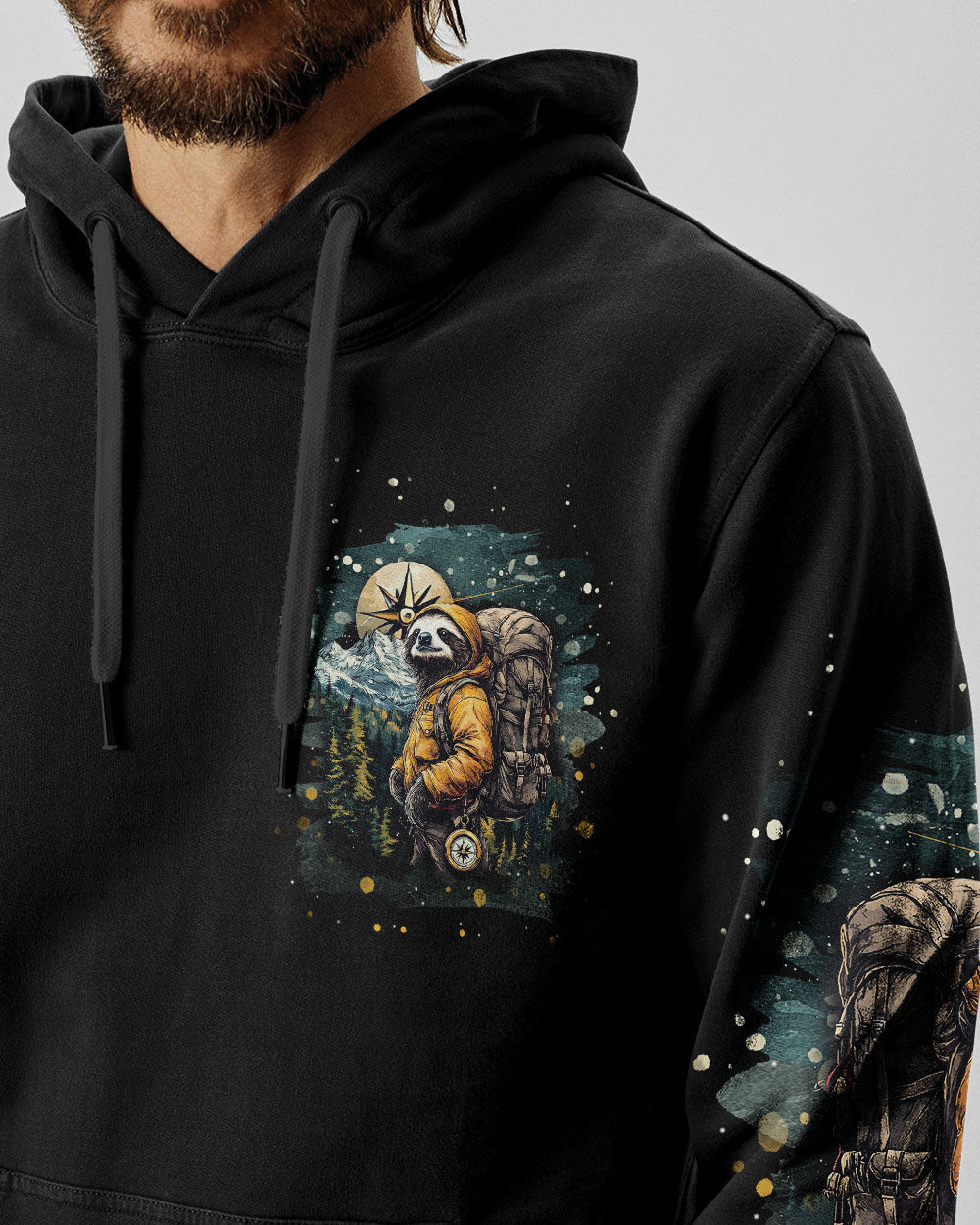 NOT ALL WHO WANDER ARE LOST SLOTH ALL OVER PRINT - TLNT2003251