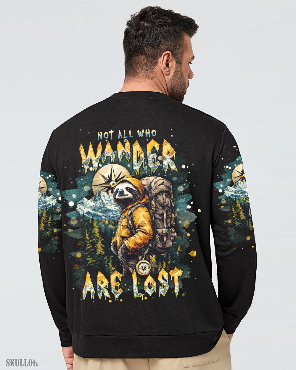 NOT ALL WHO WANDER ARE LOST SLOTH ALL OVER PRINT - TLNT2003251