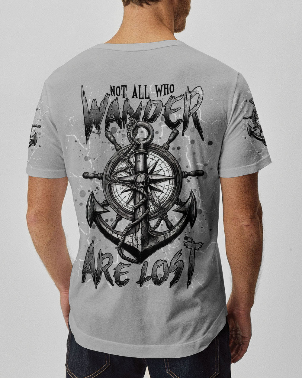 NOT ALL WHO WANDER ARE LOST COMPASS ALL OVER PRINT - TLNT2103252