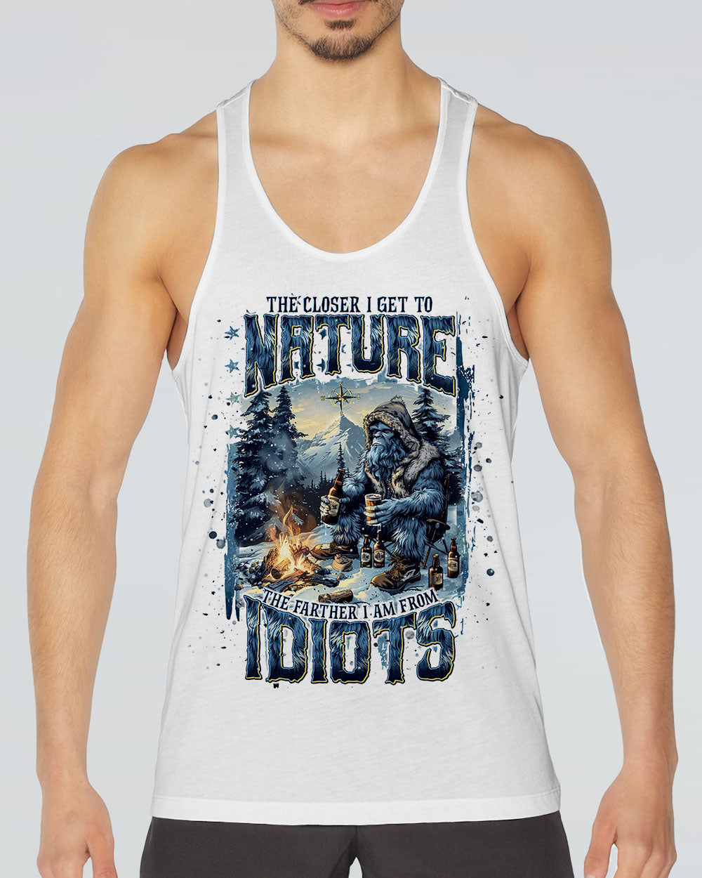 THE CLOSER I GET TO NATURE BIGFOOT ALL OVER PRINT - TLNT2210241