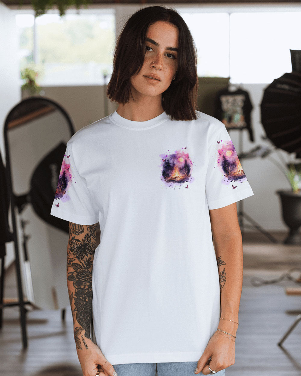 THE BEST MEMORIES ARE MADE AROUND THE CAMPFIRE ALL OVER PRINT - TLNT2309243
