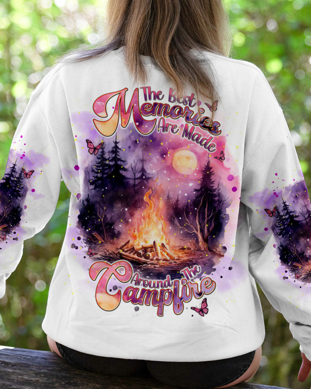 THE BEST MEMORIES ARE MADE AROUND THE CAMPFIRE ALL OVER PRINT - TLNT2309243