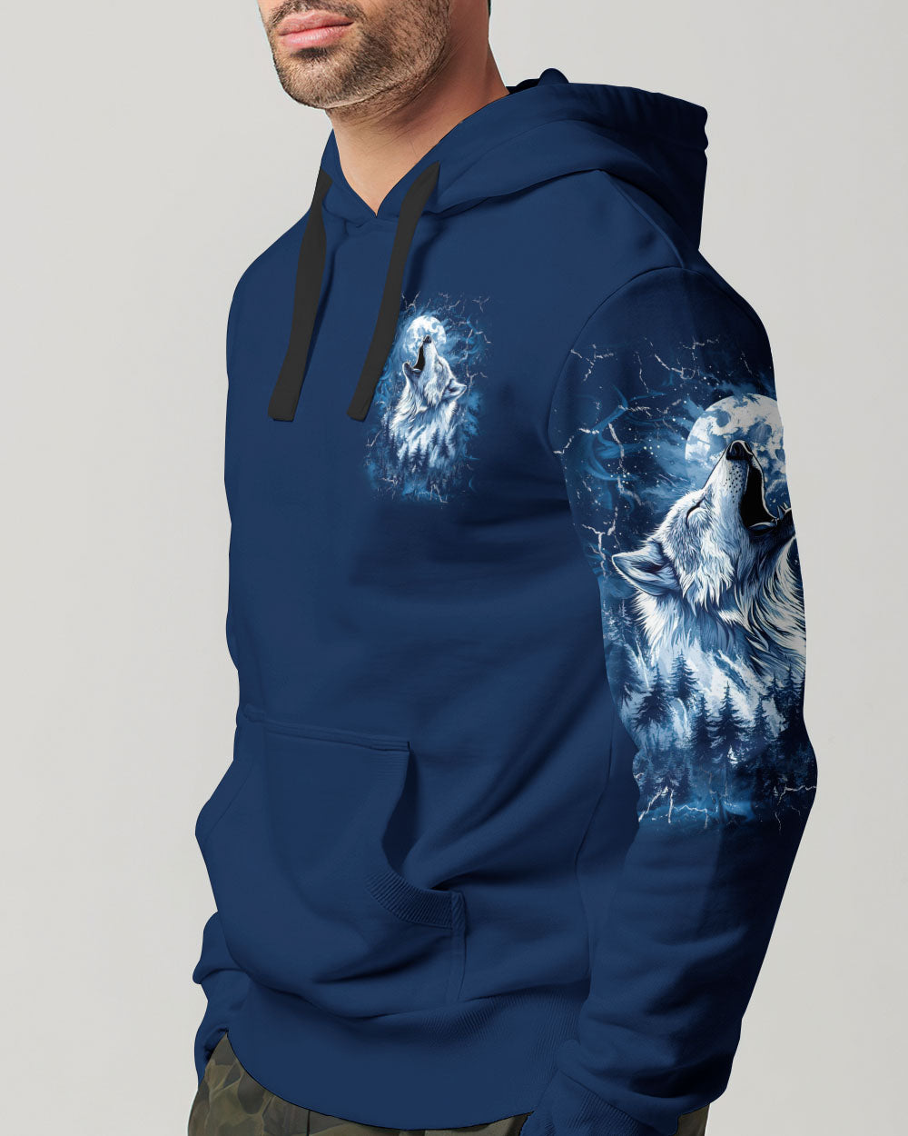 WILD SPIRIT UNBREAKABLE SOUL WOLF ALL OVER PRINT  - TLNT2403251