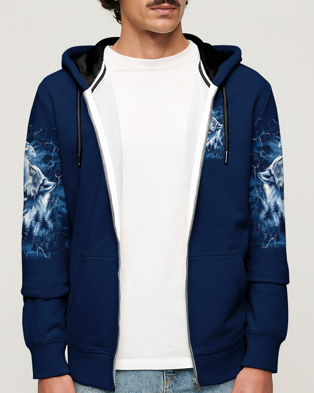WILD SPIRIT UNBREAKABLE SOUL WOLF ALL OVER PRINT  - TLNT2403251
