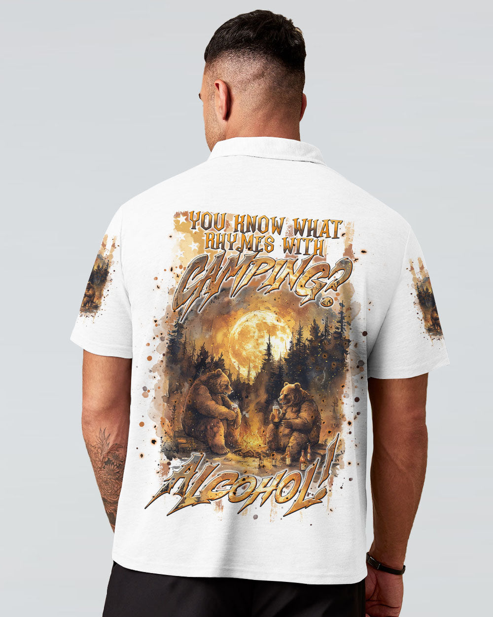 ALCOHOL BEAR ALL OVER PRINT - TLNT2408241