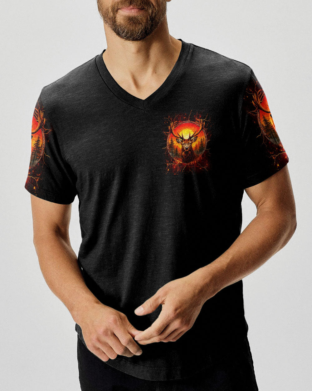 THE CLOSER I GET TO NATURE DEER ALL OVER PRINT - TLNT2508253