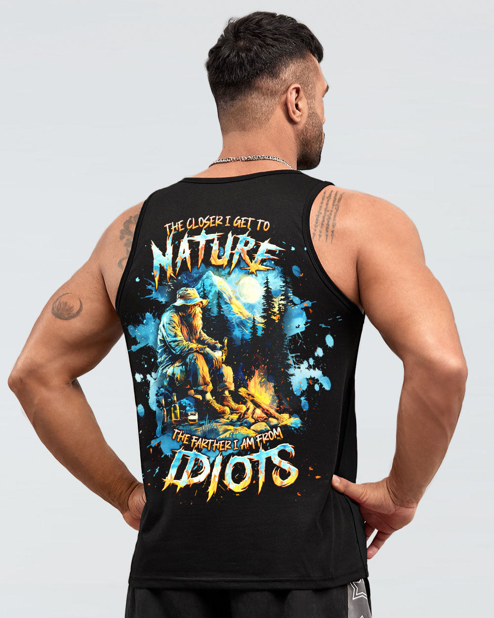 THE CLOSER I GET TO NATURE BIGFOOT ALL OVER PRINT - TLNT2509241