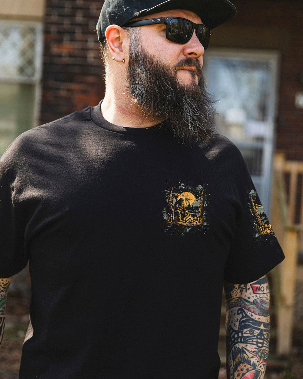  THE CLOSER I GET TO NATURE BIGFOOT ALL OVER PRINT - TLNT2511242