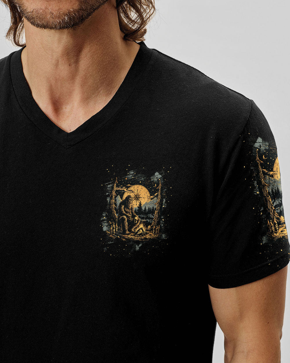  THE CLOSER I GET TO NATURE BIGFOOT ALL OVER PRINT - TLNT2511242