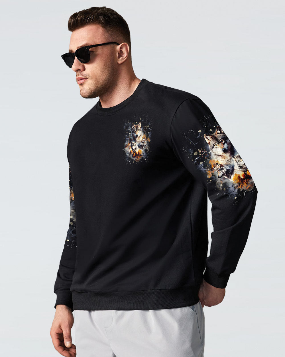 AND INTO THE FOREST I GO WOLF ALL OVER PRINT  - TLNT2701251