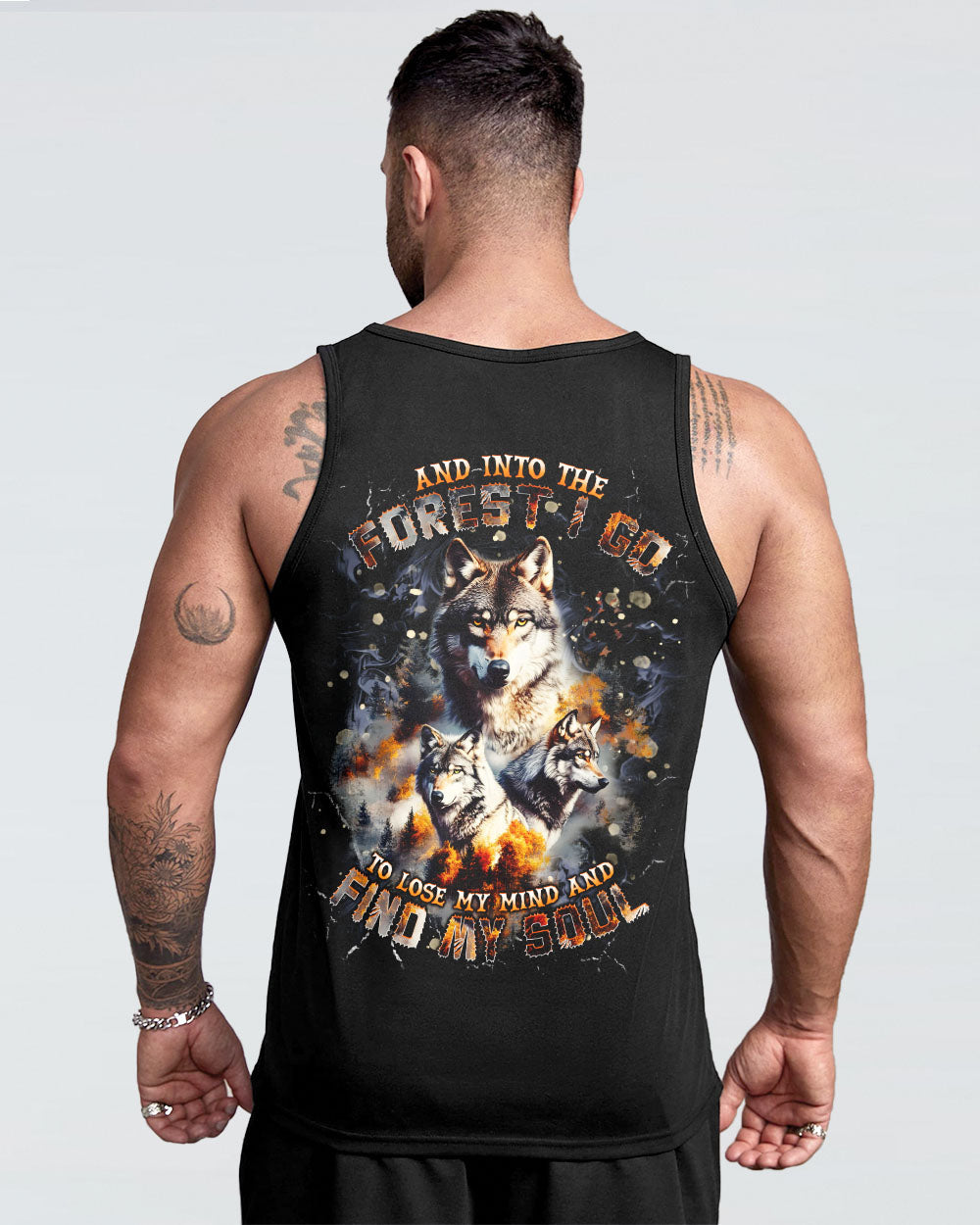 AND INTO THE FOREST I GO WOLF ALL OVER PRINT  - TLNT2701251