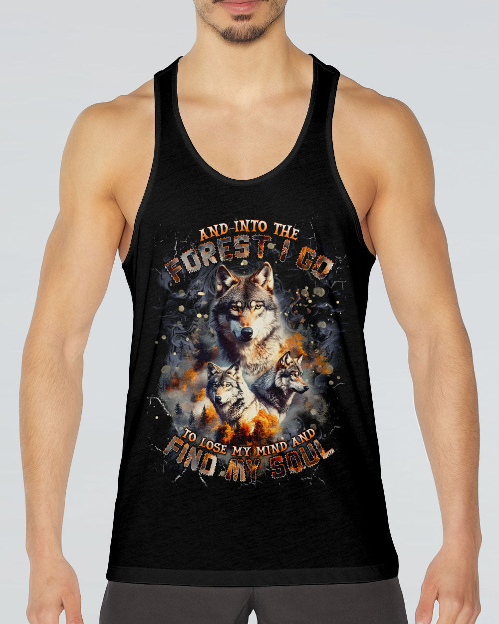 AND INTO THE FOREST I GO WOLF ALL OVER PRINT  - TLNT2701251