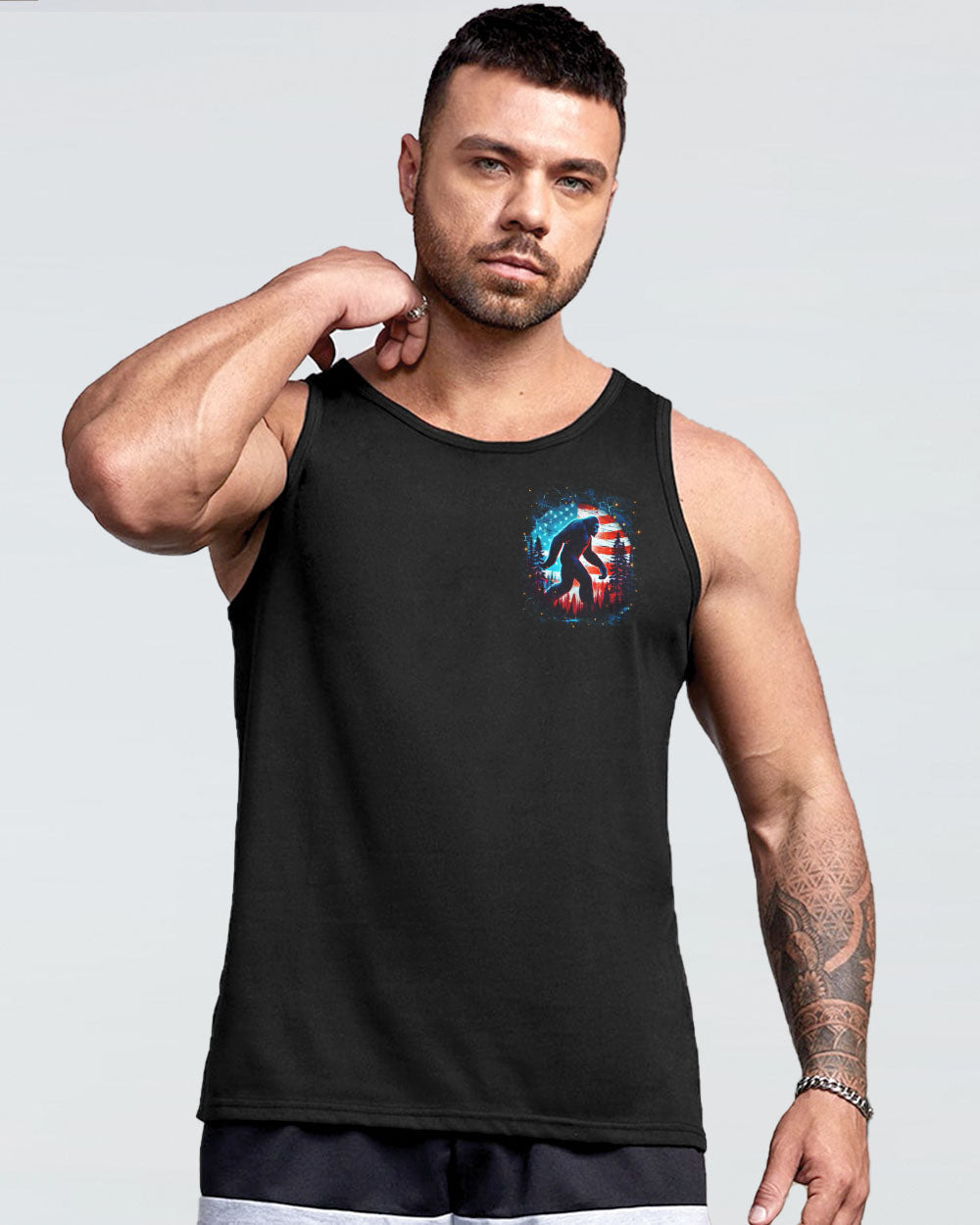 HELLO DARKNESS MY OLD FRIEND BIGFOOT ALL OVER PRINT - TLNT2710252