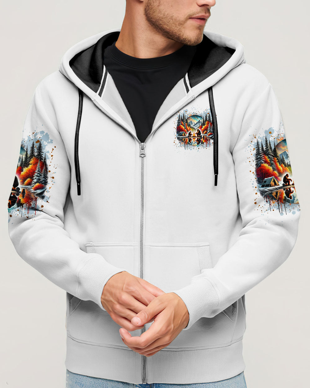 MAKING MEMORIES ONE CAMPFIRE AT A TIME BIGFOOT ALL OVER PRINT  - TLNZ0402254