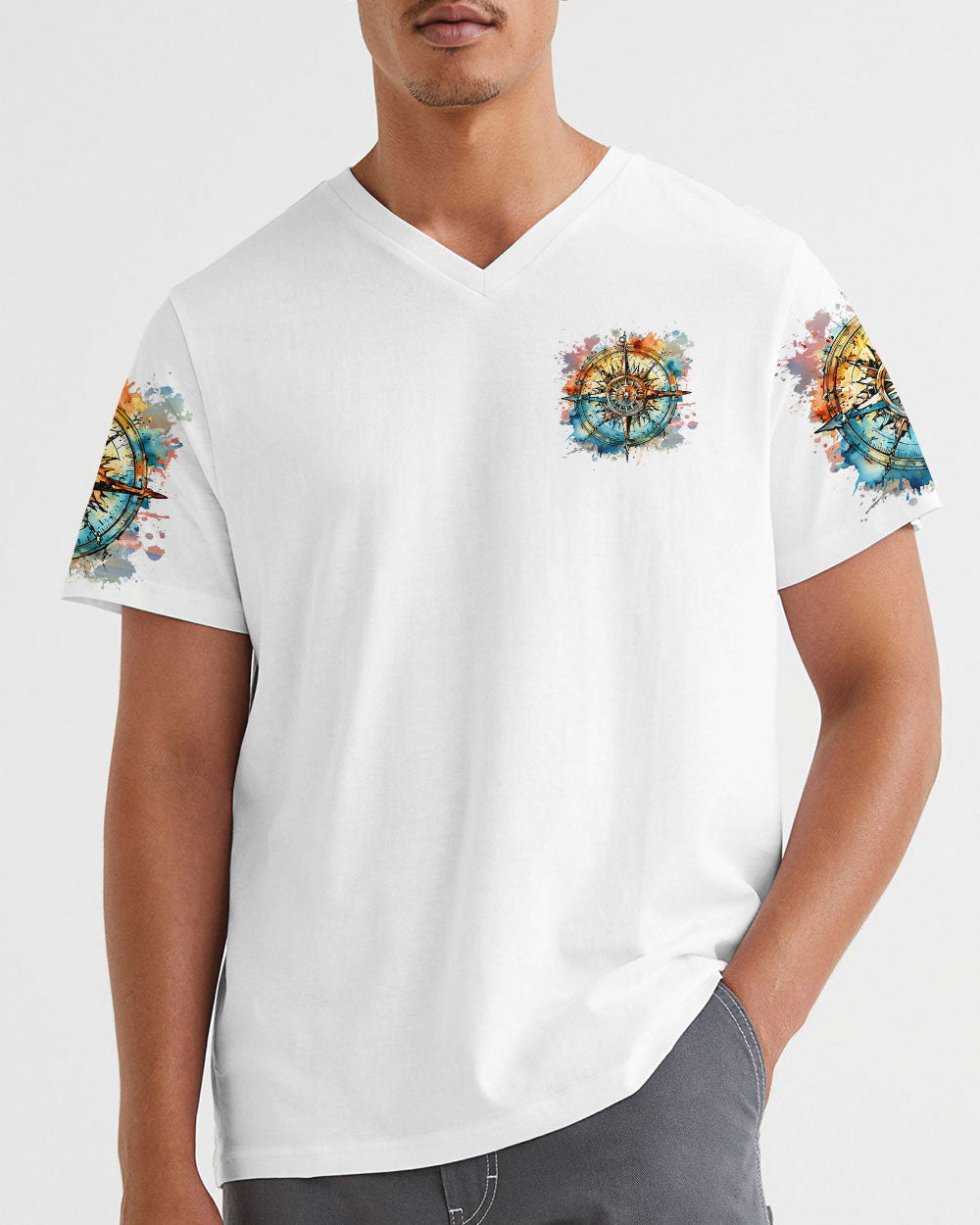NOT ALL WHO WANDER ARE LOST COMPASS ALL OVER PRINT - TLNZ0703252