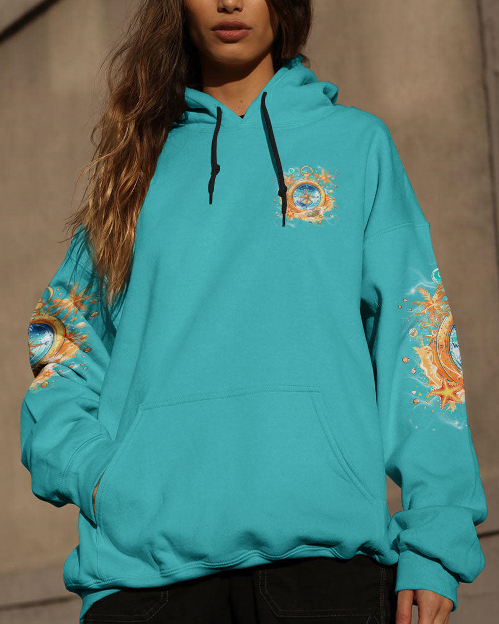 SALTWATER HEALS EVERYTHING COMPASS ALL OVER PRINT - TLNZ0804253