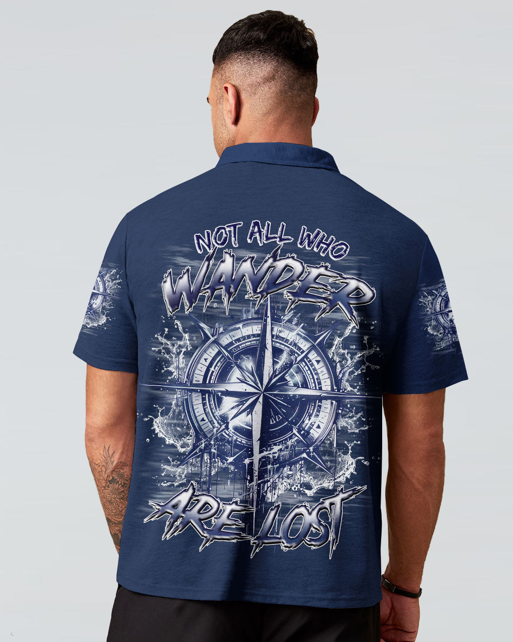 NOT ALL WHO WANDER ARE LOST COMPASS ALL OVER PRINT - TLNZ0904254