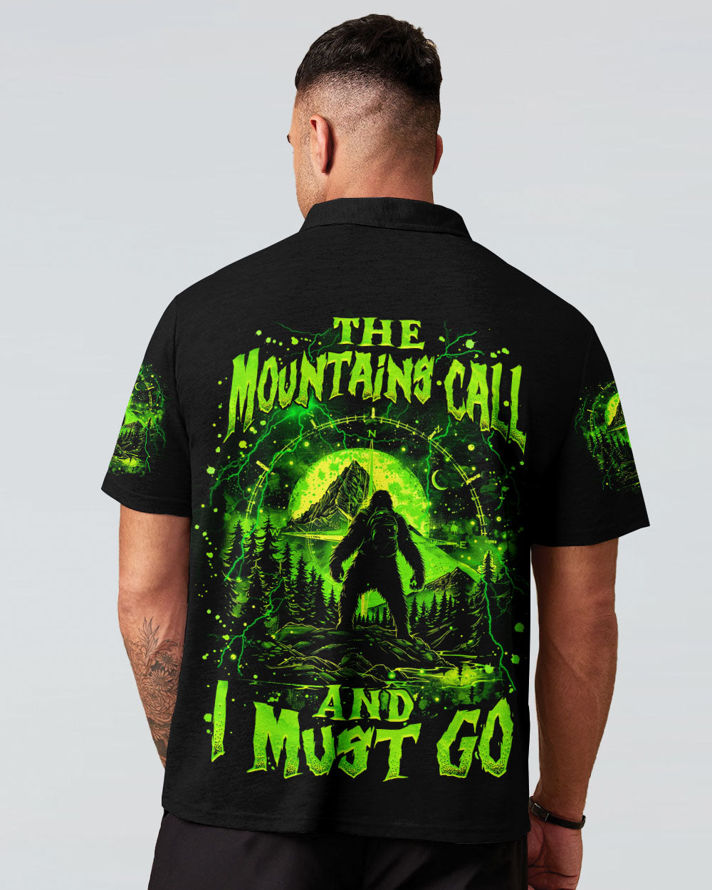 THE MOUNTAINS CALL AND I MUST GO BIGFOOT ALL OVER PRINT  - TLNZ1003253