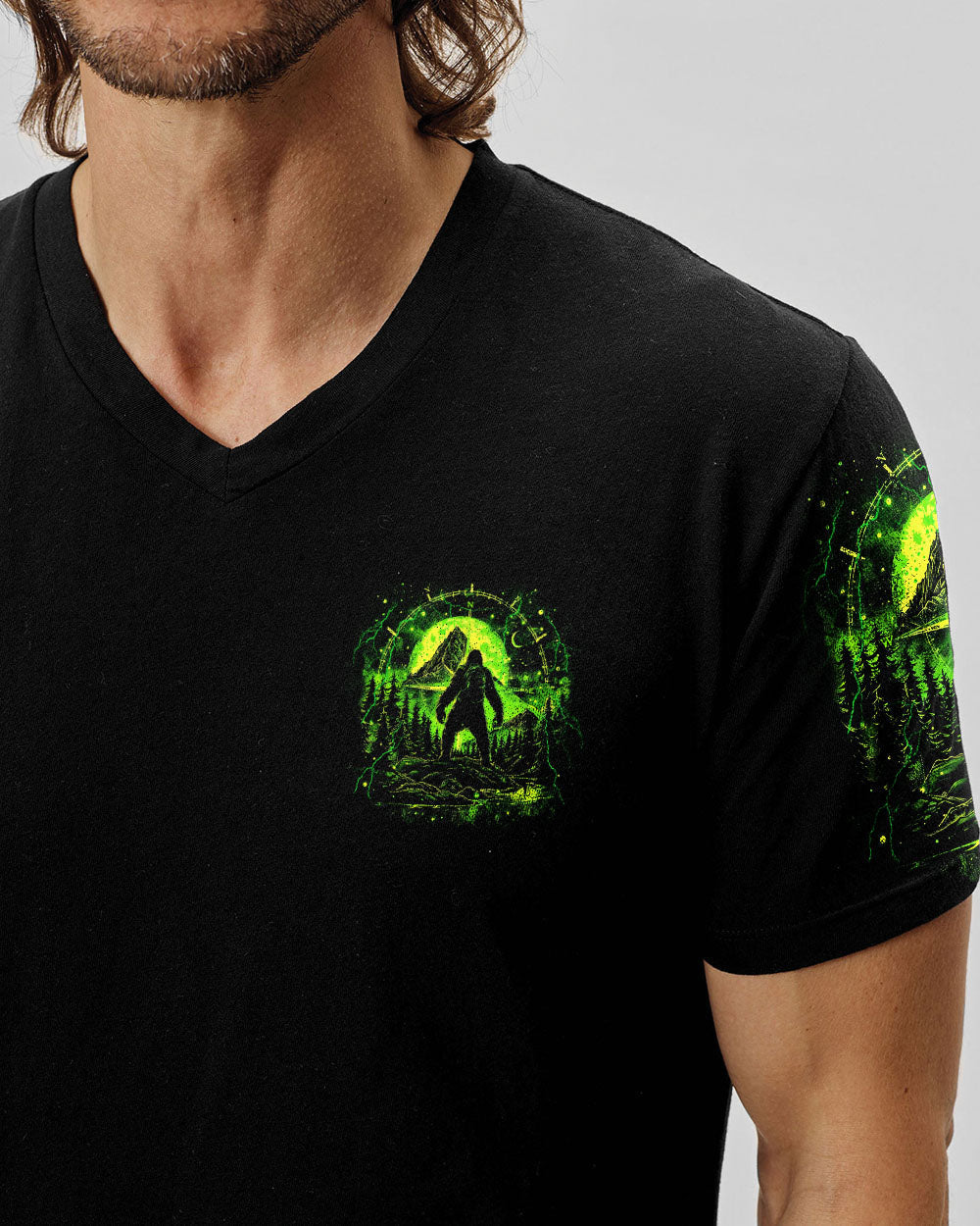 THE MOUNTAINS CALL AND I MUST GO BIGFOOT ALL OVER PRINT  - TLNZ1003253