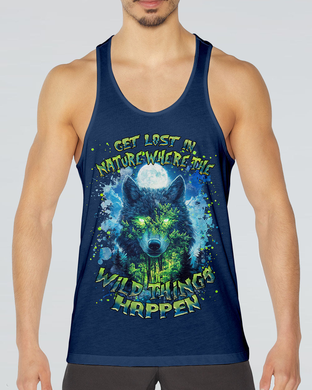 GET LOST IN NATURE WOLF ALL OVER PRINT - TLNZ1004251