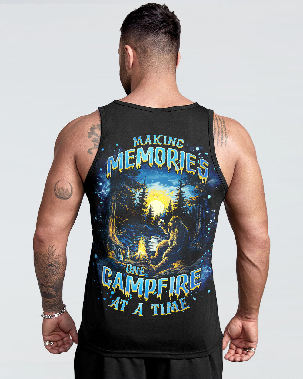 MAKING MEMORIES ONE CAMPFIRE AT A TIME BIGFOOT ALL OVER PRINT  - TLNZ1103253