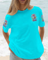 SOME GIRLS ARE JUST BORN SEAHORSE WATERCOLOR ALL OVER PRINT - TLNZ1109252