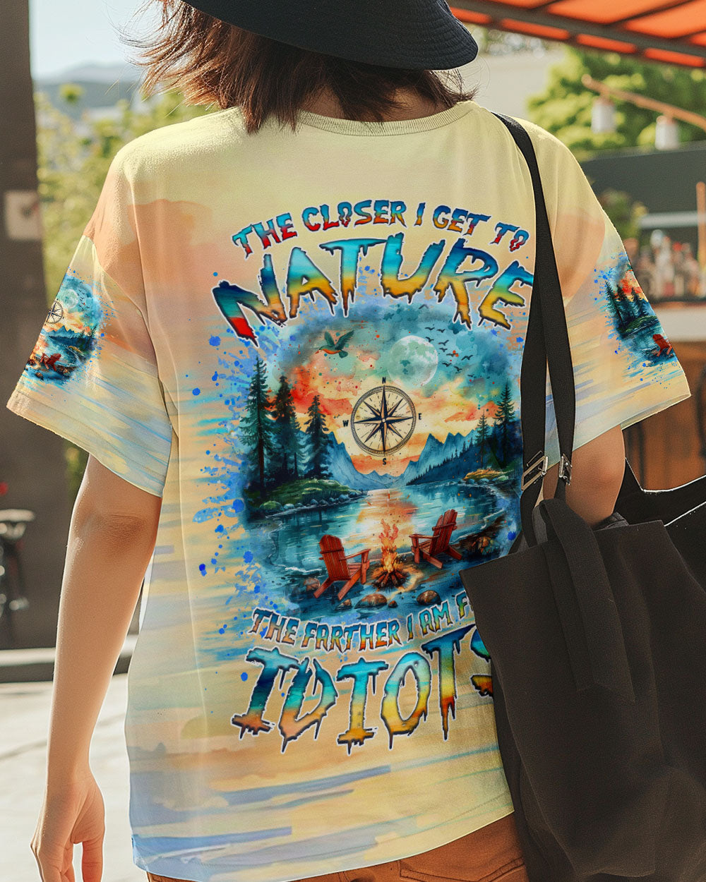  THE CLOSER I GET TO NATURE CAMPFIRE ALL OVER PRINT - TLNZ1111244