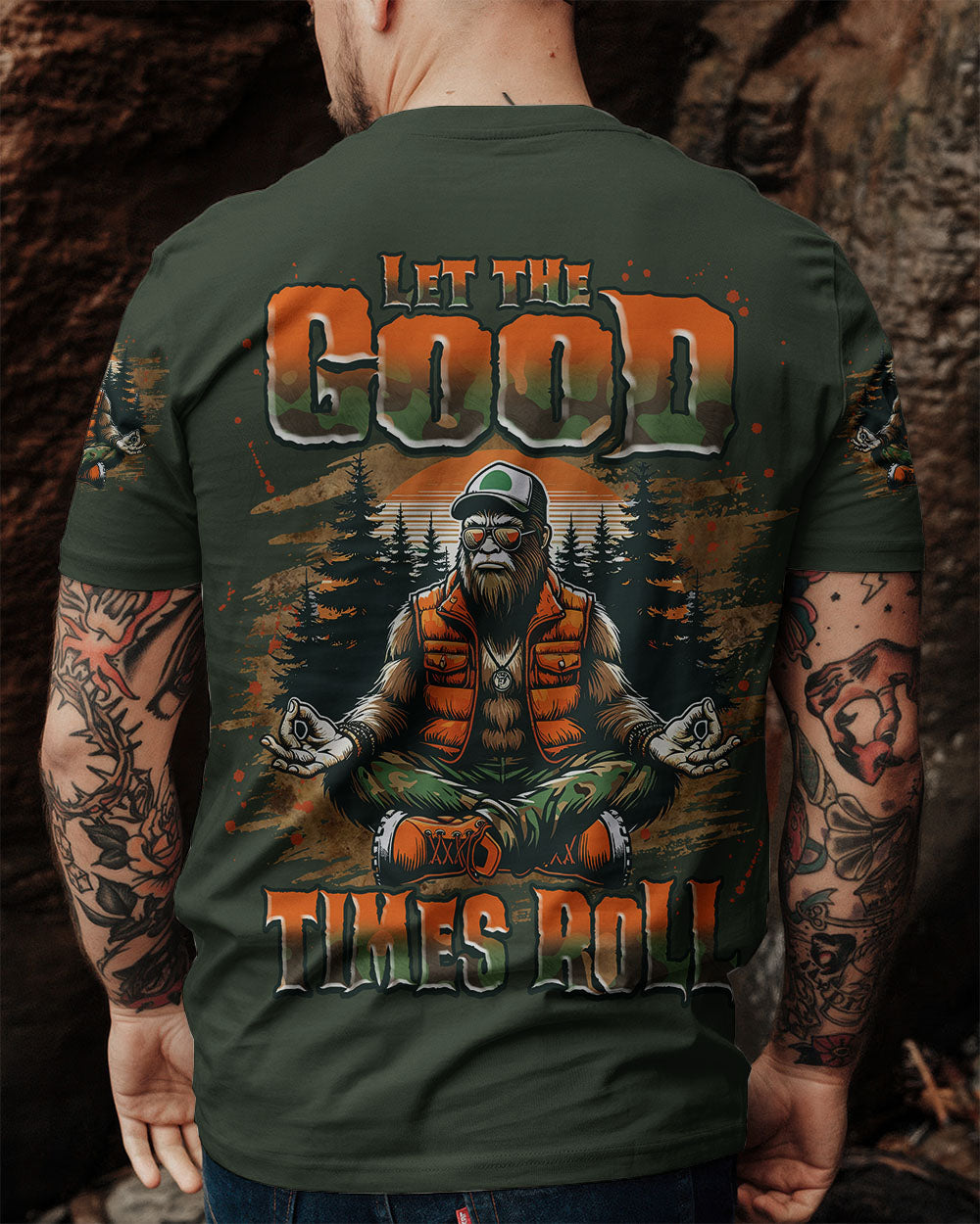 LET THE GOOD TIMES ROLL BIGFOOT ALL OVER PRINT - TLNZ1209254