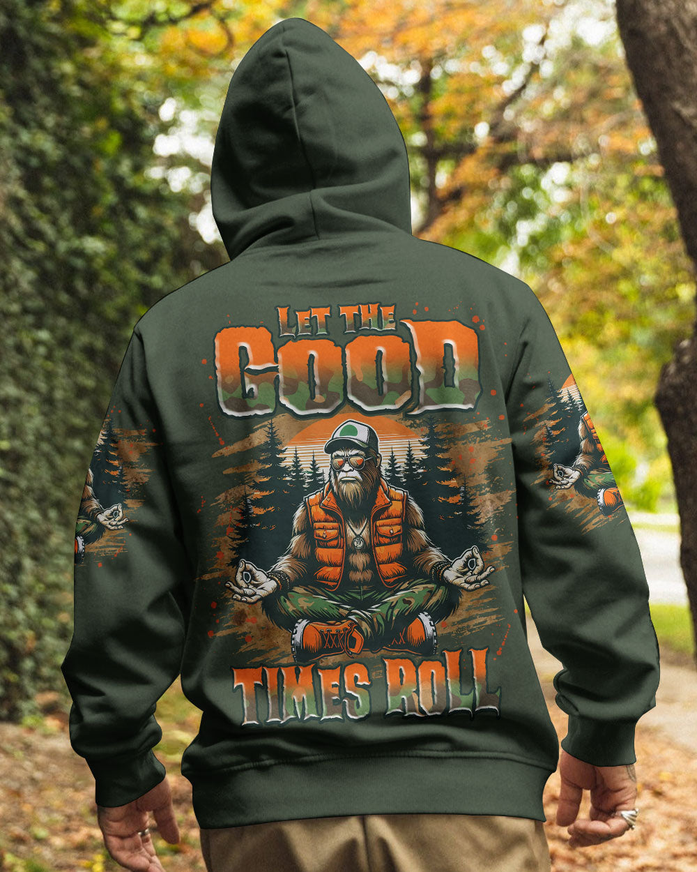 LET THE GOOD TIMES ROLL BIGFOOT ALL OVER PRINT - TLNZ1209254