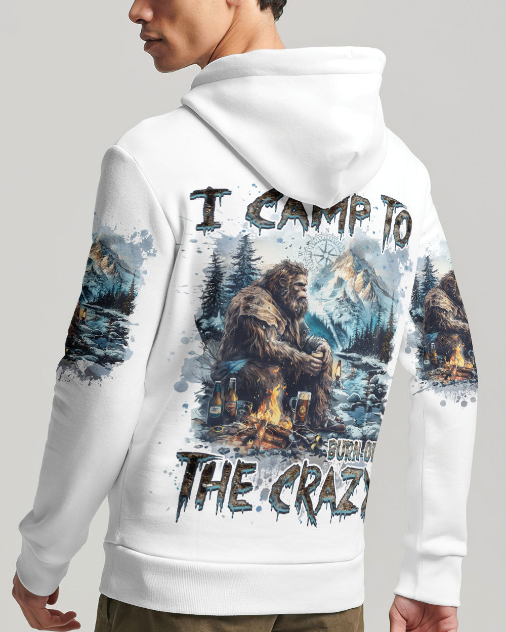  I CAMP TO BURN OFF THE CRAZY BIGFOOT ALL OVER PRINT - TLNZ1210244