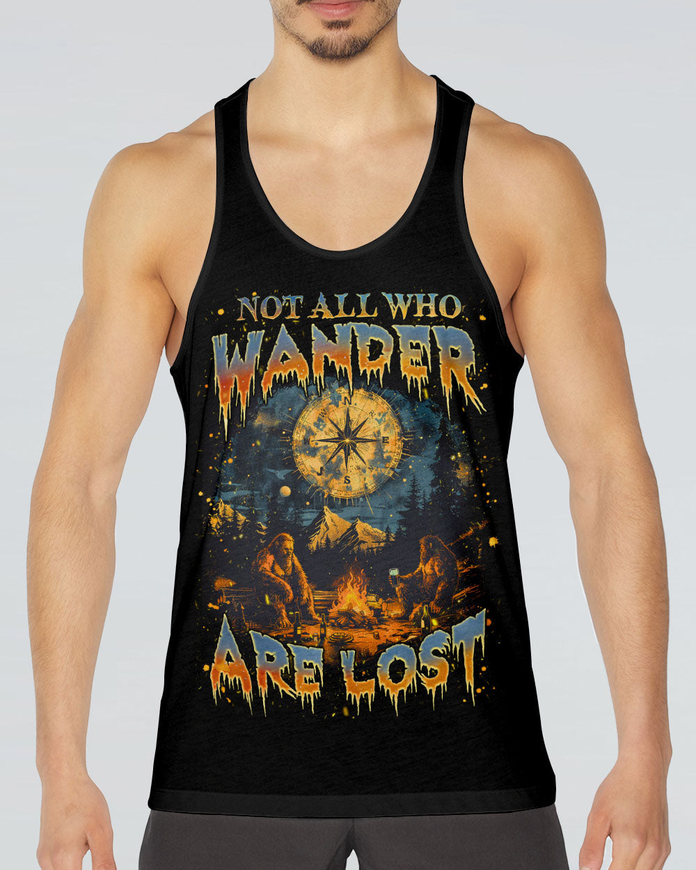 NOT ALL WHO WANDER ARE LOST BIGFOOT ALL OVER PRINT - TLNZ1401254