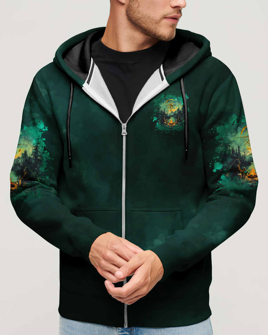MAKING MEMORIES ONE CAMPFIRE AT A TIME BIGFOOT ALL OVER PRINT - TLNZ1601254
