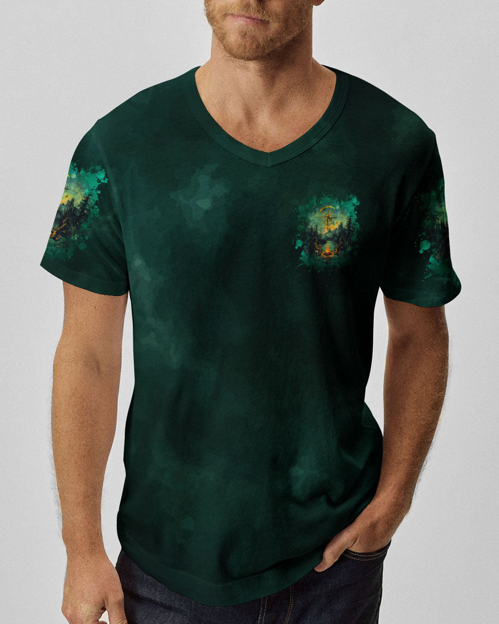 MAKING MEMORIES ONE CAMPFIRE AT A TIME BIGFOOT ALL OVER PRINT - TLNZ1601254