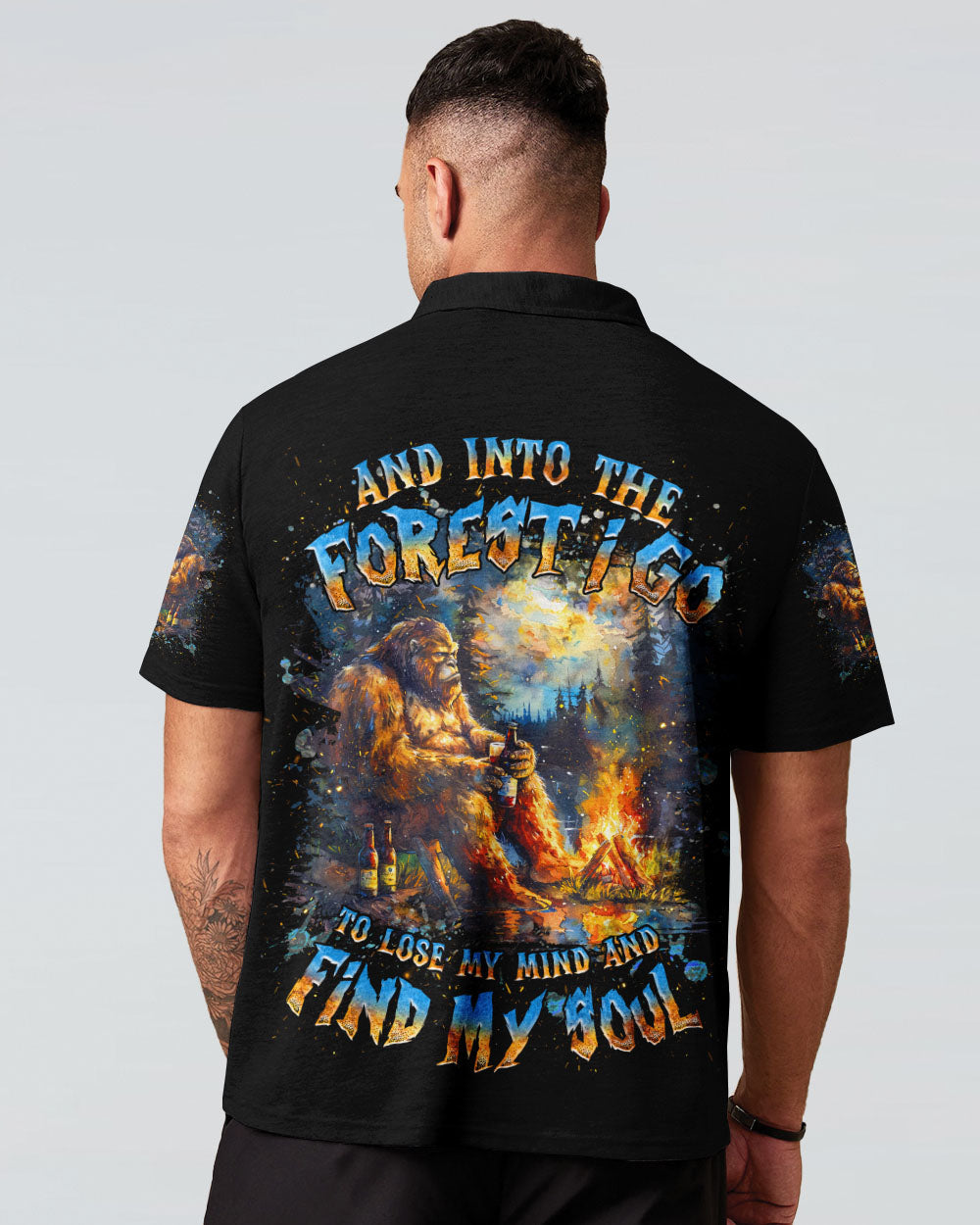 AND INTO THE FOREST I GO BIGFOOT ALL OVER PRINT  - TLNZ1903252