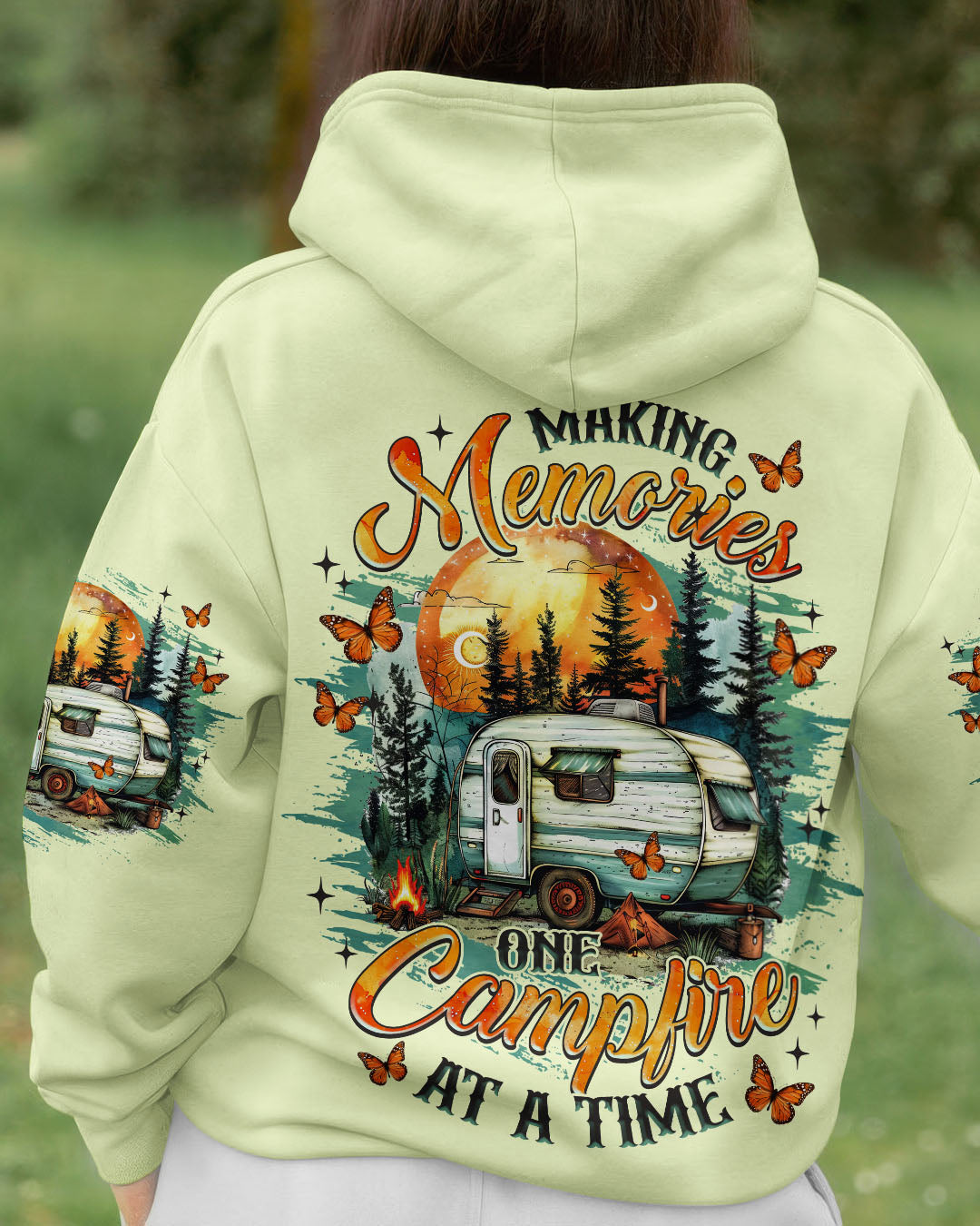 MAKING MEMORIES ONE CAMPFIRE AT A TIME ALL OVER PRINT - TLNZ2008251