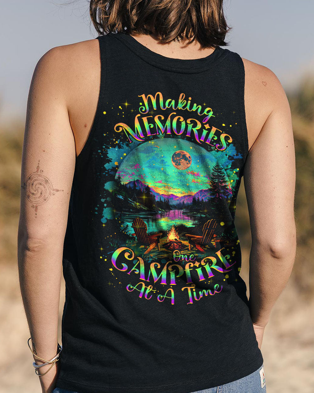 MAKING MEMORIES ONE CAMPFIRE AT A TIME ALL OVER PRINT -  TLNZ2102251