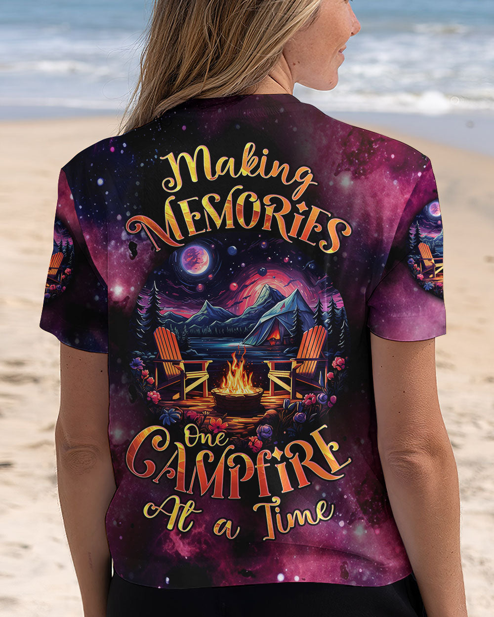MAKING MEMORIES ONE CAMPFIRE AT A TIME ALL OVER PRINT - TLNZ2108244