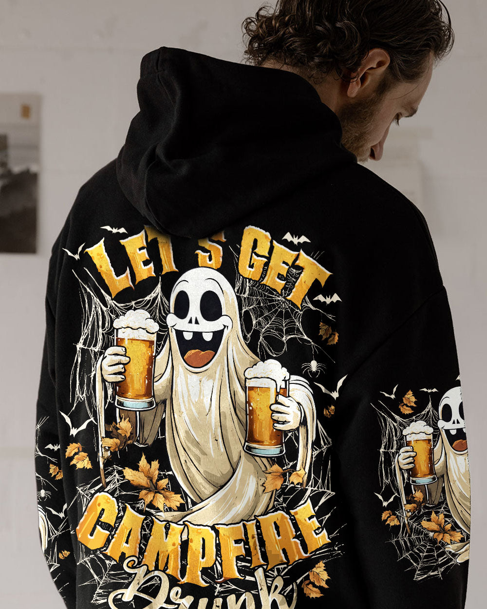 LET'S GET CAMPFIRE DRUNK BOO HALLOWEEN ALL OVER PRINT - TLNZ2108252