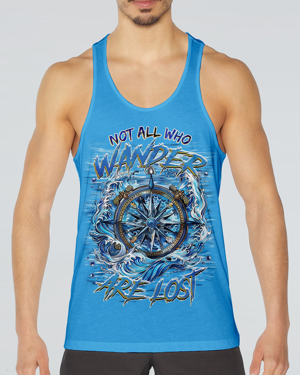 NOT ALL WHO WANDER ARE LOST COMPASS ALL OVER PRINT - TLNZ2203252
