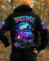 BROOMS ARE FOR AMATEURS HALLOWEEN ALL OVER PRINT - TLNZ2407251