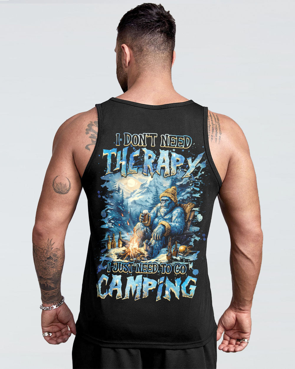 I DON'T NEED THERAPY I JUST NEED TO GO CAMPING BIGFOOT ALL OVER PRINT - TLNZ2410242