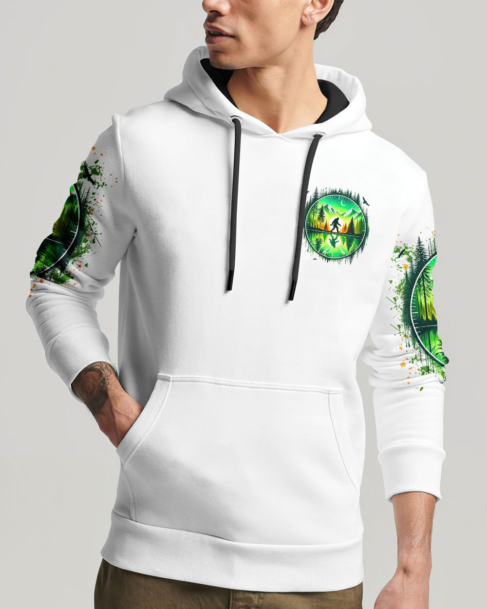 AND INTO THE FOREST I GO BIGFOOT ALL OVER PRINT - TLNZ2412244