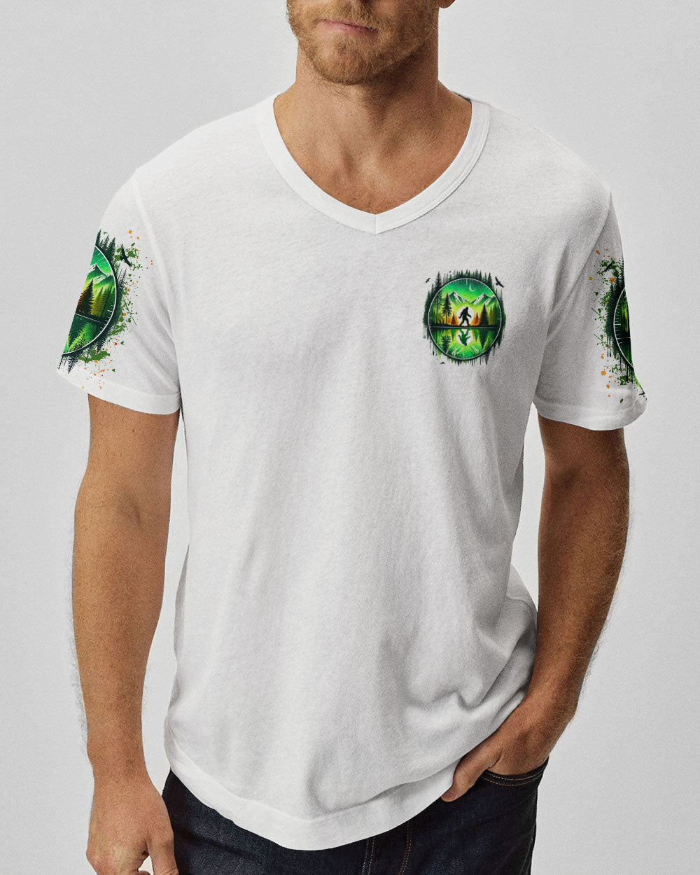 AND INTO THE FOREST I GO BIGFOOT ALL OVER PRINT - TLNZ2412244