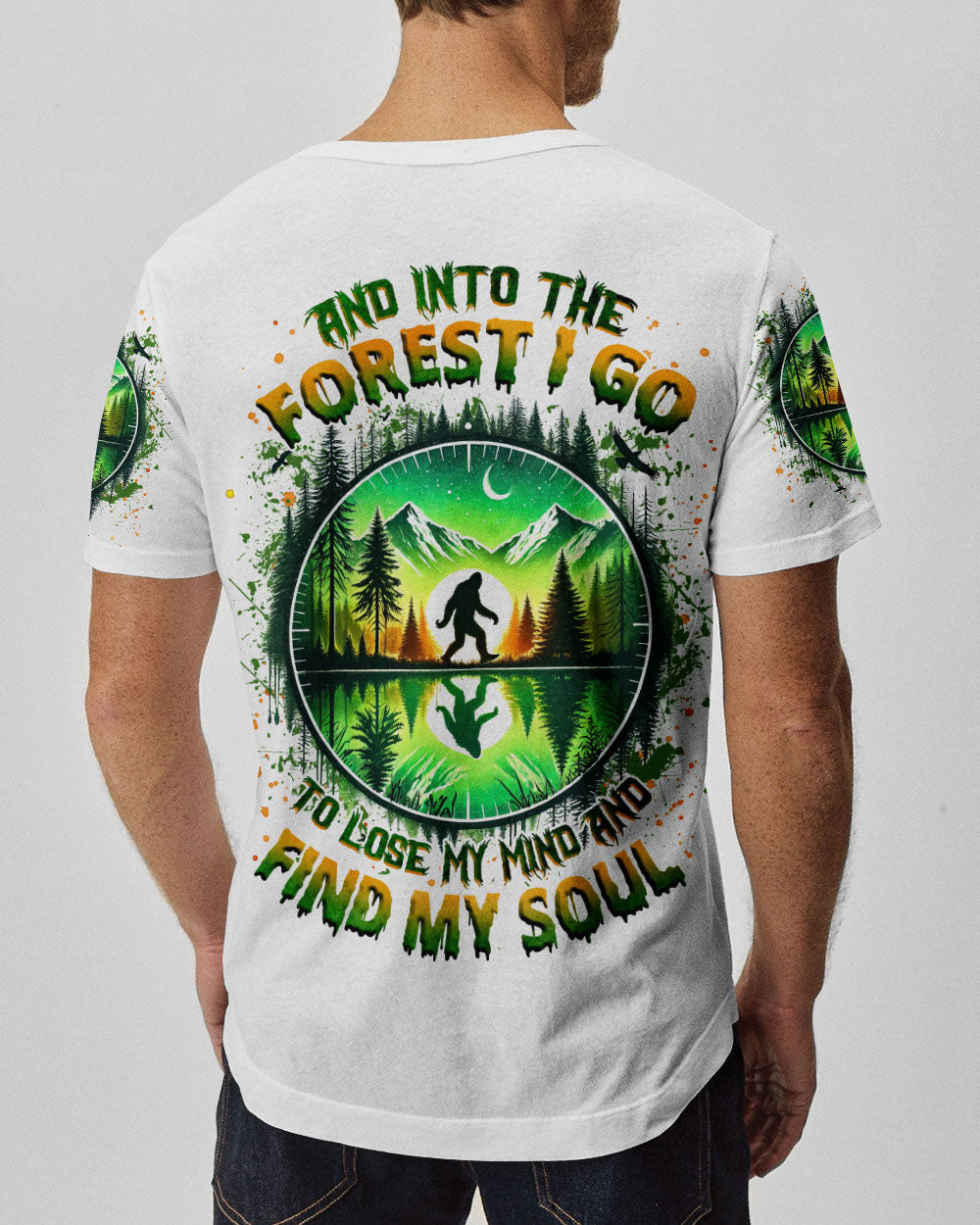 AND INTO THE FOREST I GO BIGFOOT ALL OVER PRINT - TLNZ2412244