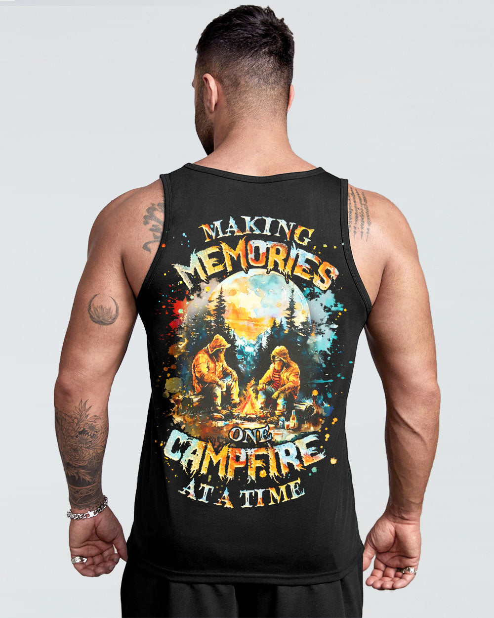 MAKING MEMORIES ONE CAMPFIRE AT A TIME BIGFOOT ALL OVER PRINT - TLNZ2509243
