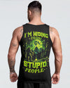 I'M HIDING FROM STUPID PEOPLE BIGFOOT ALL OVER PRINT - TLNZ2702254