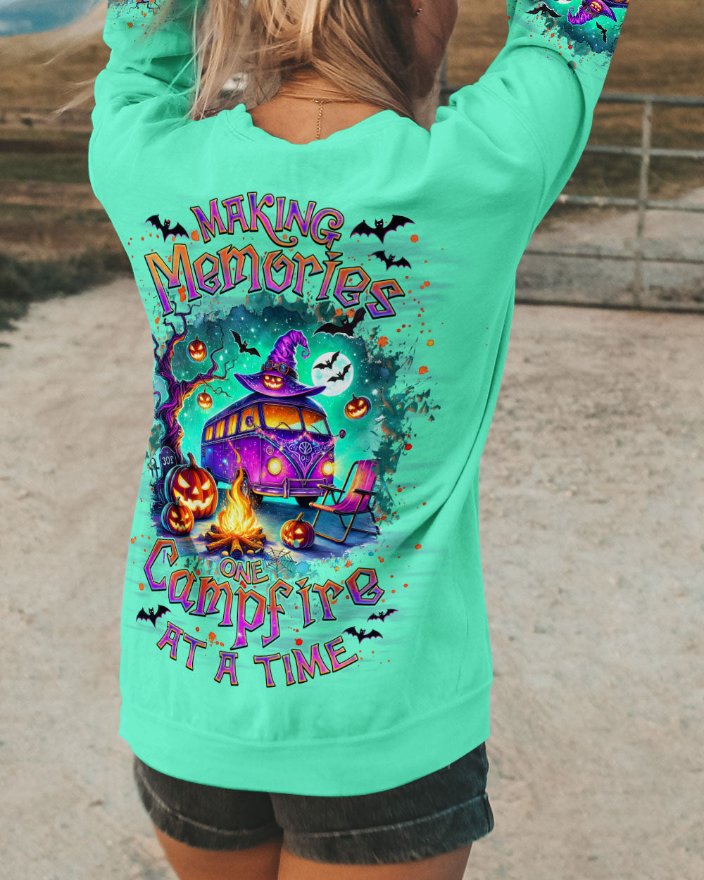 MAKING MEMORIES ONE CAMPFIRE AT A TIME HALLOWEEN ALL OVER PRINT - TLNZ2708241