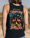 LET'S GET CAMPFIRE DRUNK FLAMINGO ALL OVER PRINT - TLNZ2808251
