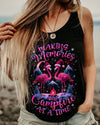 MAKING MEMORIES ONE CAMPFIRE AT A TIME FLAMINGO CHRISTMAS  ALL OVER PRINT - TLNZ3110242