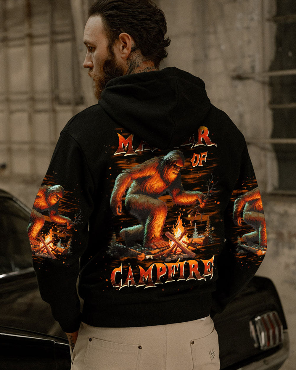MASTER OF CAMPFIRE BIGFOOT  ALL OVER PRINT - TLPQ0211245